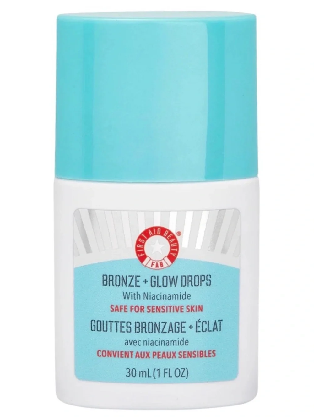 NWT First Aid Beauty Bronze + Glow Drops Niacinamide 30ml 1 oz